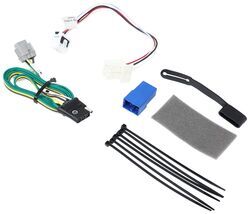 Curt T-Connector Vehicle Wiring Harness with 4-Pole Flat Trailer Connector - C95ZV