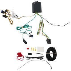 Curt T-Connector Vehicle Wiring Harness with 4-Way Flat Trailer Connector - C99DR