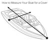 v-hull boat cover classic accessories dryguard waterproof - 14' to 16' long up 75 inch beam