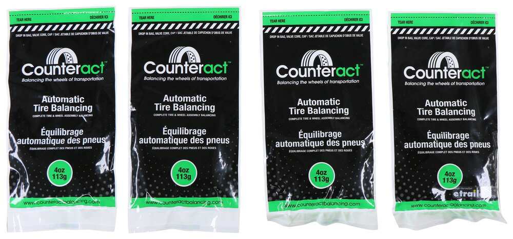 Counteract  Tire Balancing Beads 8 oz. Drop-In Bag with Valve Cap