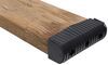 0  boat trailer parts caliber bunks bunk wrap endcaps for 2x6 guides - black qty 4