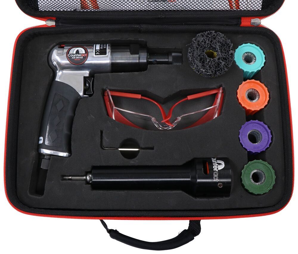 Counteract STK-WMK Wheel Hub & Stud Cleaning Kit with Air Driver, Case