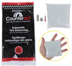 Counteract Tire Balancing Beads Single Pack for Trailers - 1 Tire - 8 oz - CA89VR