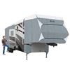 storage covers classic accessories polypro iii deluxe rv cover for 5th wheel toy haulers up to 44' long - gray