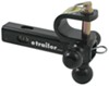 fixed ball mount drop - 0 inch rise convert-a-ball cushioned 6-way multi-hitch for 2-1/2 hitches 10 000 lbs
