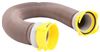 extension hose 10 feet long camco revolution rv sewer w/ swivel bayonet and lug fittings - brown 10'