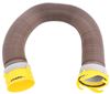 extension hose camco revolution rv sewer w/ swivel bayonet and lug fittings - brown 10' long