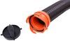 portable tank hose camco rhinoflex rv sewer w swivel fittings 4-in-1 adapter and storage caps - 15' long