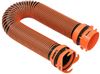 extension hose 5 feet long camco rhinoextreme rv sewer w/ pre-attached swivel fittings - black 5'