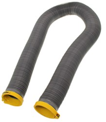 HTS Super Heavy Duty RV Sewer Hose w/ Built-In Clamps - Gray - 15' Long