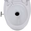 portable toilets abs resin camco travel toilet - 5.3 gallon