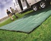 0  rv outdoor rugs camco reversible rug w/ stakes - 9' long x 6' wide green