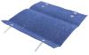 curved steps straight 18 inch wide camco rv step rug - blue