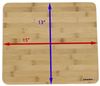 sink accessories camco rv wooden cover - 15 inch long x 13 wide bamboo