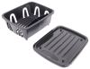 sink accessories camco kit with dish drainer pan and mat - black