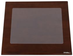 Camco Silent Top Stovetop Cover - Wooden - 19-1/2" Long x 17" Wide - Bordeaux - CAM43526