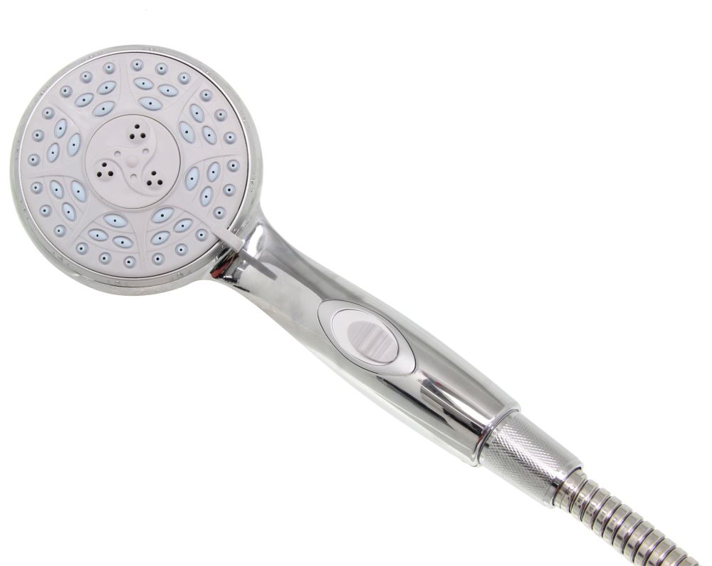 Camco RV and Marine Handheld Showerhead w/ Hose and Hardware - Chrome ...