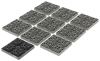 stackable blocks 8-1/2l x 8-1/2w inch camco fasten rv leveling w/ carrying handle - 8-1/2 gray 2x2 qty 10