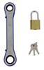 wheel chock stabilizer steel camco premium locking stop w/ ratchet wrench -