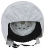 single axle good uv/dust/weather protection camco vinyl rv tire covers - 30 inch-32 inch qty 2 arctic white
