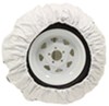 29-3/4 inch camco vinyl spare tire cover - 34 diameter arctic white
