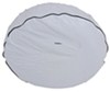 29-3/4 inch camco vinyl spare tire cover - 27 diameter arctic white