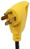 adapter cord 30 amp female plug camco power grip rv w/ handles - 125v to 50 male