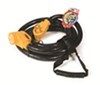 power cord extension rv to hookup camco grip w/ pull handles and carrying strap - 50 amp 15'