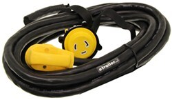 Camco RV Power Cord w/ 90-Degree Pull Handle - 30 Amp - 25' - CAM55501