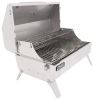 Camco RV Olympian 6500 Stainless Steel Grill w/ Quick Connect Hose - LP Gas RV Grill CAM57245