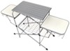 portable grills and fire pits camco deluxe folding grill stand - steel frame aluminum tabletops