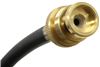 hoses tees pol - male 1 inch-20 female camco brass propane tee w/ 3 ports and 12' long extension hose