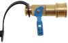 adapter fittings camco quick-connect kit for low pressure propane systems - valve and full flow plug