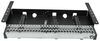 carr truck bed step bumper retractable hide away for work trucks - side mount galvanized steel 36 inch wide 500 lbs