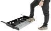 carr truck bed step bumper hide away for work trucks - side mount galvanized steel 36 inch wide 500 lbs