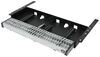 carr truck bed step bumper 36 inch wide hide away for work trucks - side mount galvanized steel 500 lbs