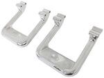 Carr Custom-Fit Side Steps - Hoop II - Polished Aluminum - 7" Step - 1 Pair                    