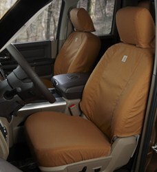 Covercraft Carhartt SeatSaver Custom Seat Covers - Front - Brown