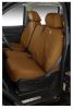 40/20/40 split bench fold down center console w cupholder covercraft carhartt seatsaver custom seat covers - front brown