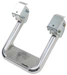 Carr Custom-Fit Side Step - Hoop II - Polished Aluminum - 7" Step - Qty 1