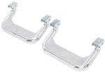 Carr Custom-Fit Side Steps - Super Hoop - Polished Aluminum - 17" Step - 1 Pair                