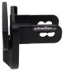 flip-down step logo carr hitch mounted for 2 inch trailer hitches - black powder coat aluminum horse graphic