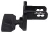 flip-down step 5 inch carr hitch mounted for 2 trailer hitches - black powder coat aluminum horse graphic