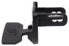flip-down step logo carr hitch mounted for 2 inch trailer hitches - black powder coat aluminum my toy