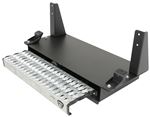 Carr Hide Away Step for Work Trucks - Side Mount - Grated Steel Platform - 24" Long - 500 lbs  