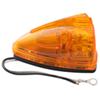 clearance lights submersible led trailer or truck cab light - 15 diodes triangle amber lens