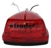 clearance lights 3-1/2l x 2-3/4w inch triangular led trailer and side marker light or truck cab 15 diode - red