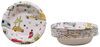 dishes eco-friendly camp casual paper bowls - compostable 20 oz road trip theme qty 24