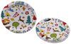camp casual camping kitchen dishes eco-friendly paper plates - into the woods 8-1/2 inch 24 count