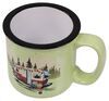 drinkware dishwasher safe microwave camp casual coffee mug - 15 fl oz beary green theme